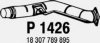 FENNO P1426 Exhaust Pipe